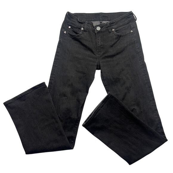 Kut from the Kloth Black Flap Pocket Bootcut jeans Sz 6 (29x31) EUC Flattering - Picture 1 of 10